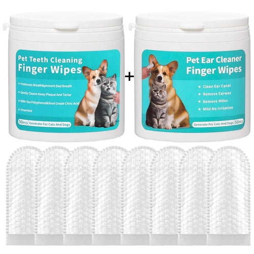 Pet Ear & Tooth Cleaning Wipes
