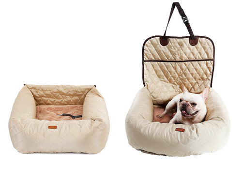 Luxury All-Season Pet Car Bed