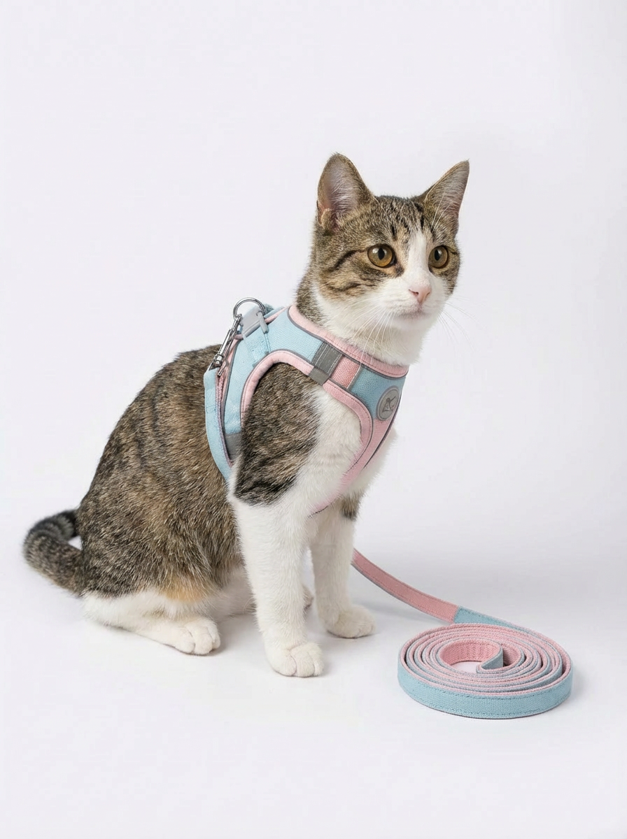 Adjustable Cat Harness & Leash